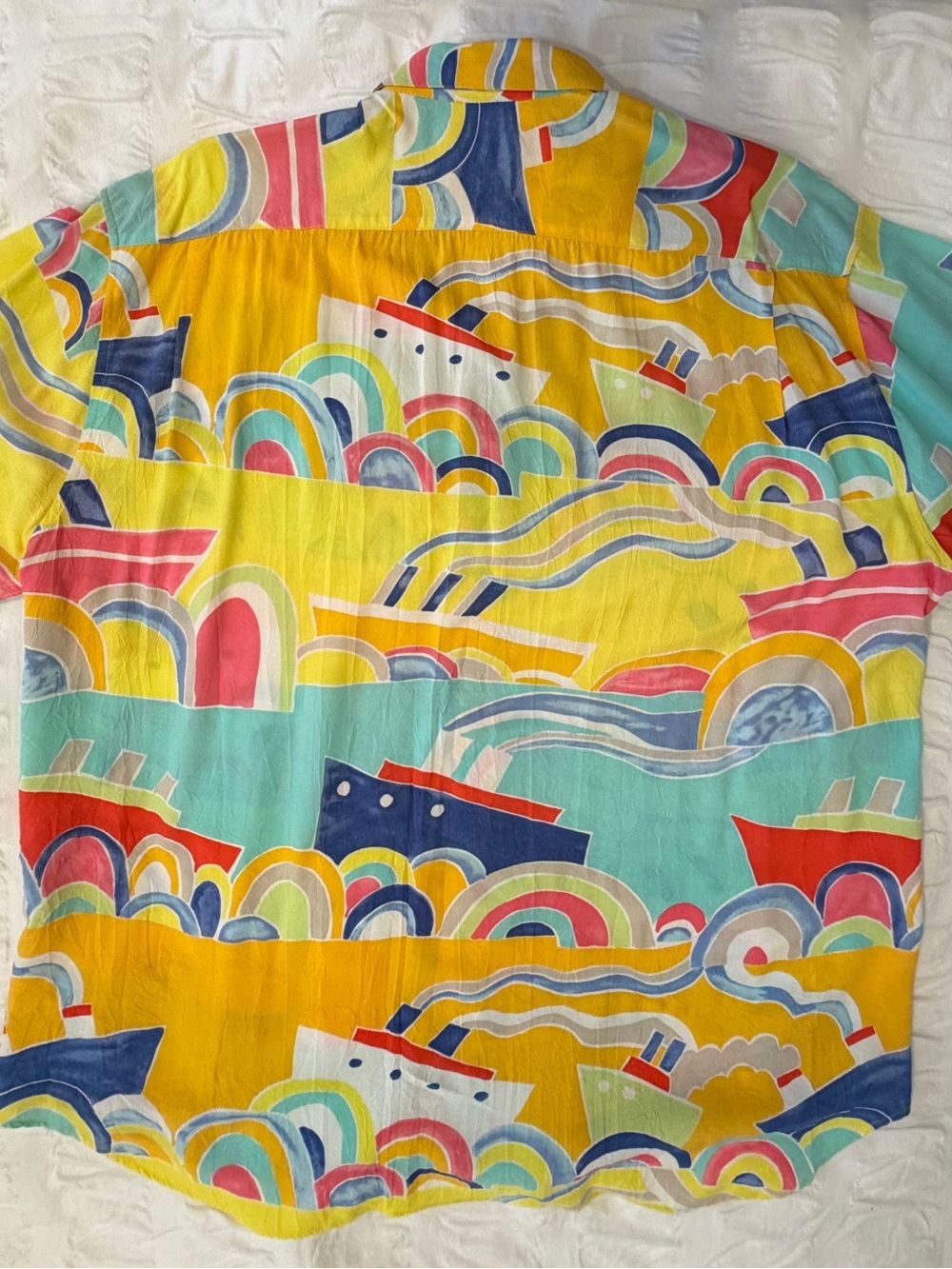 Rare Jams World Men's Hawaiian Aloha Short-Sleeve Shirt, XL, Great Condition - Picture 3 of 6